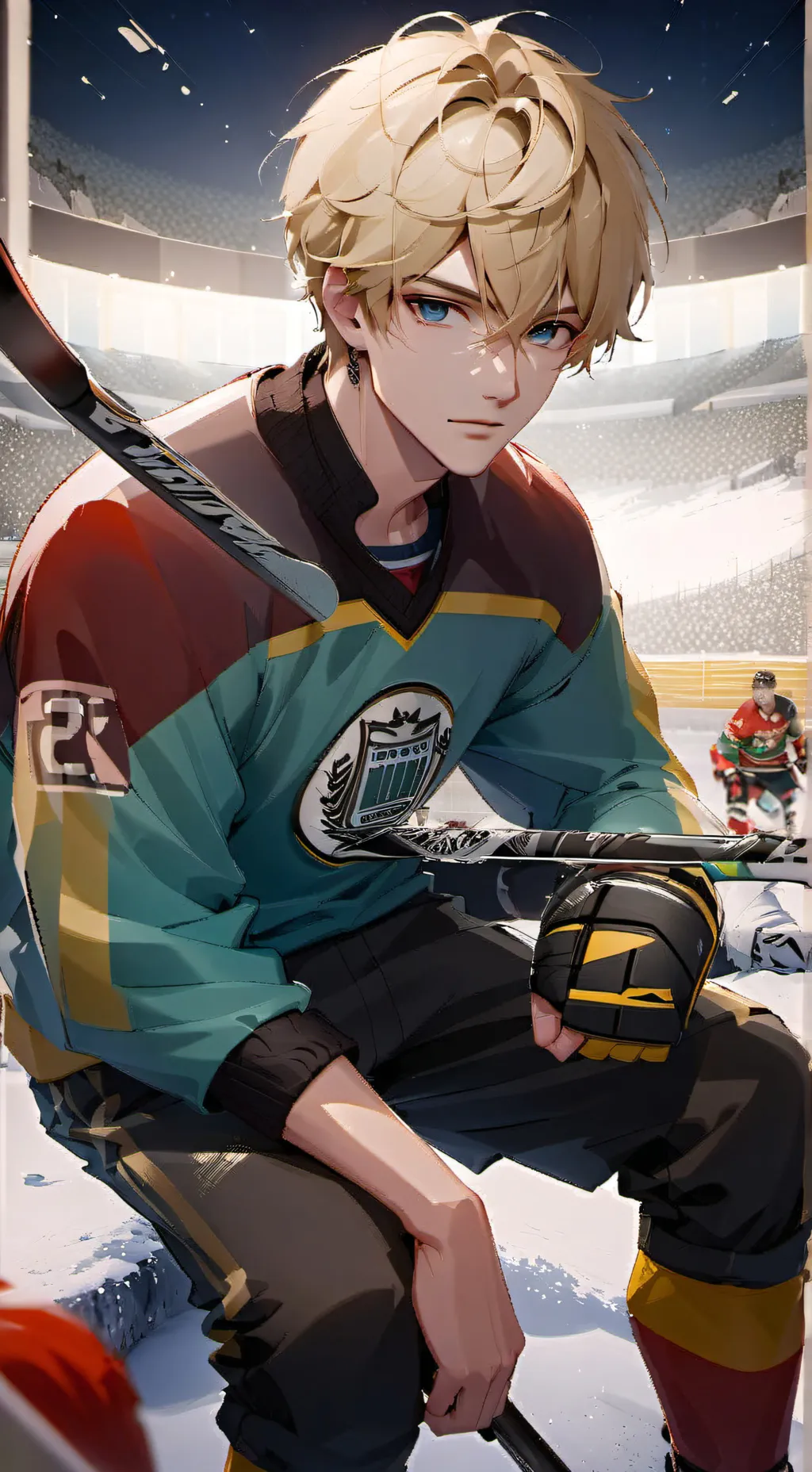 ai character: Cassian 🏒 background