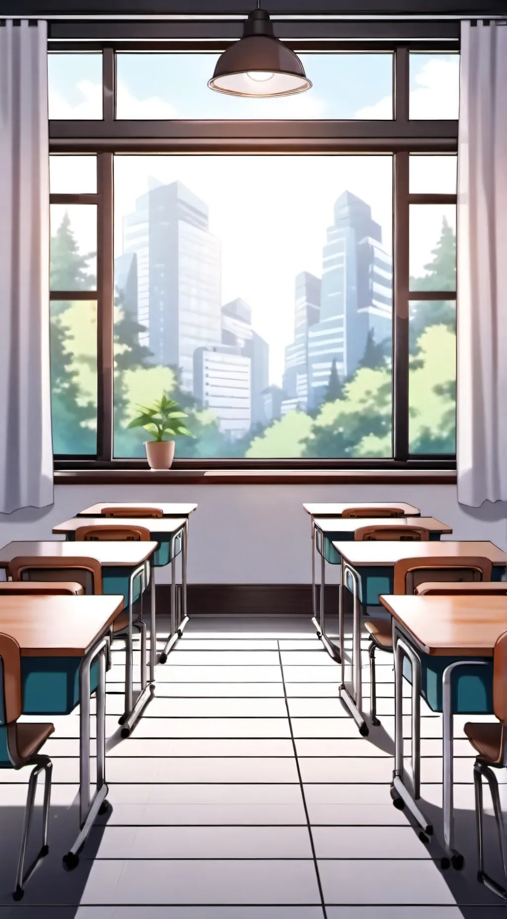 ai character: CLASSROOM background