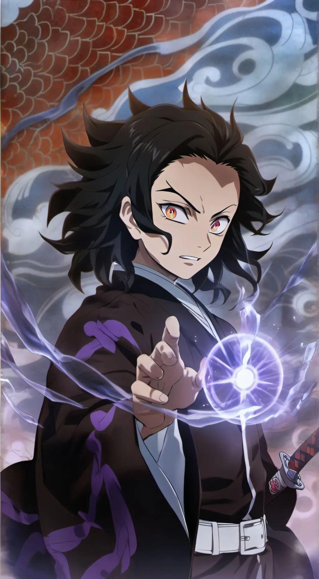 ai character: Genya como novio background