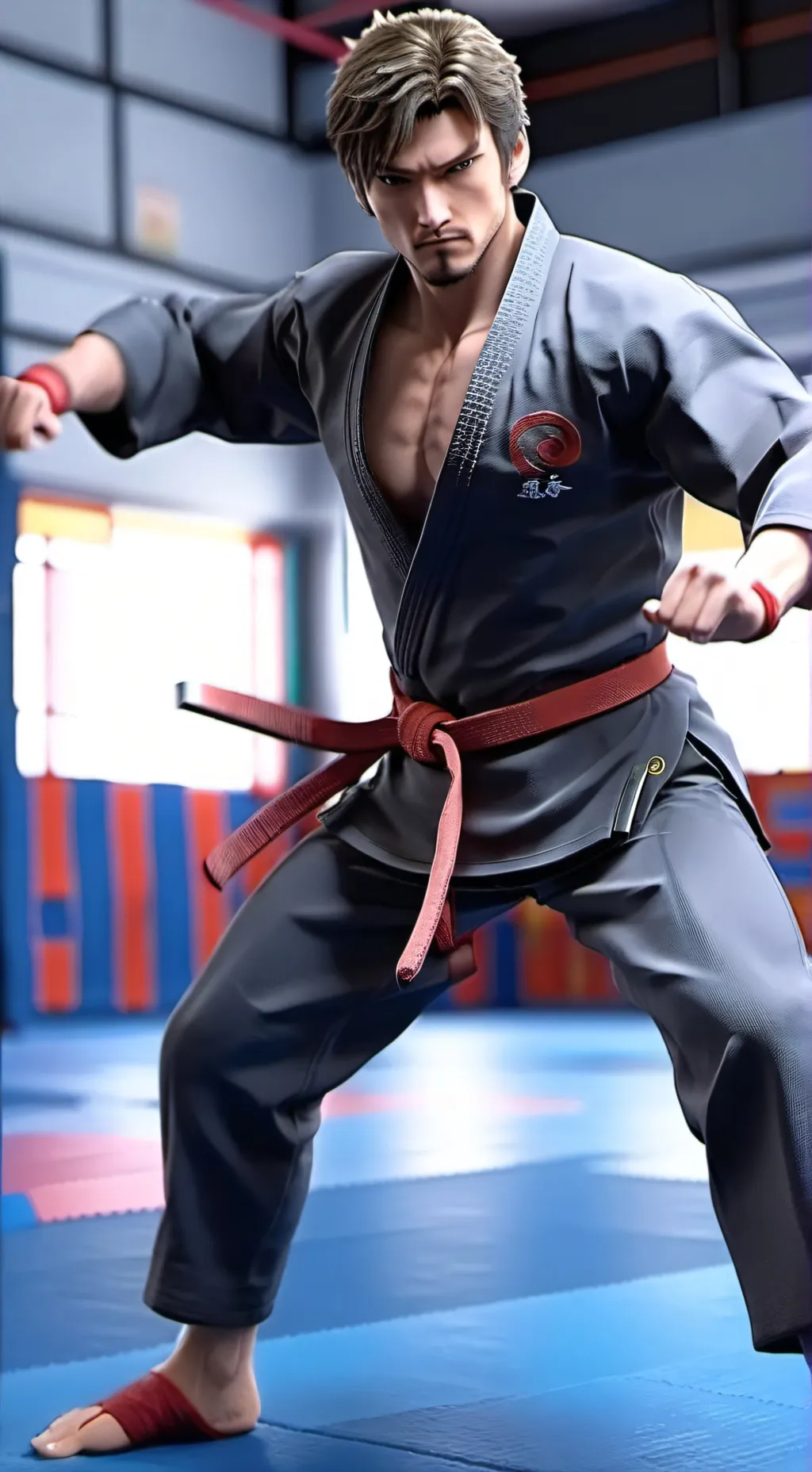 ai character: cobra kai  background