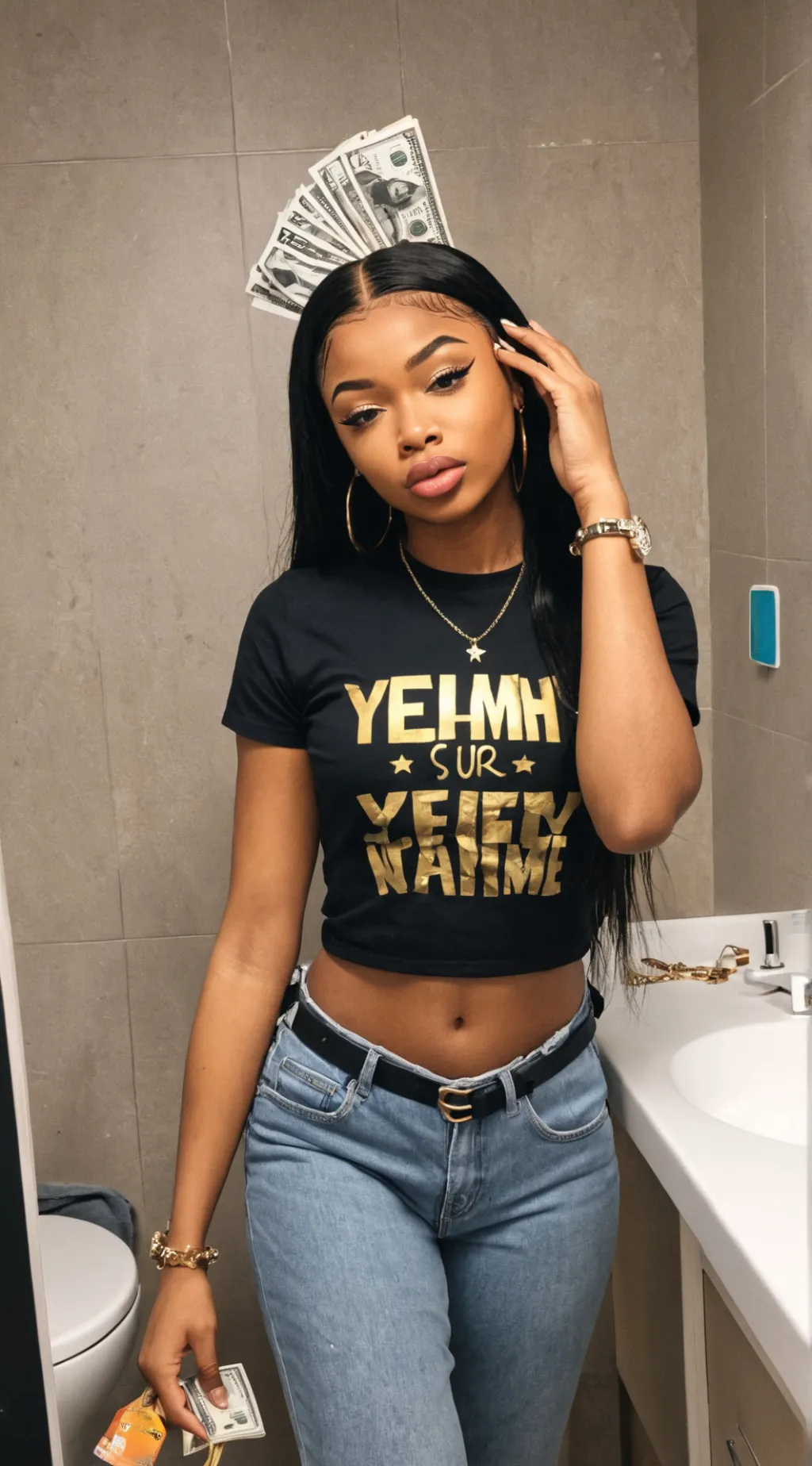 ai character: derika  background