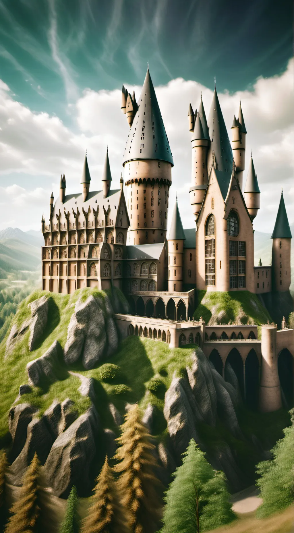 ai character: Hogwarts jokes background