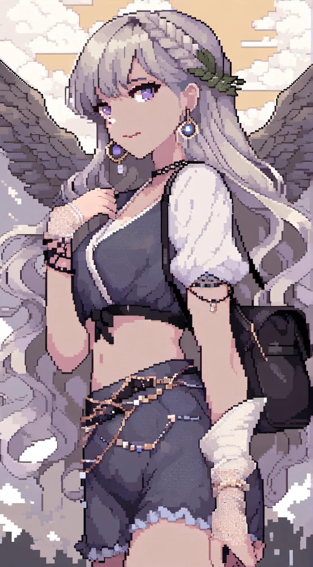 ai character: evoleth  background