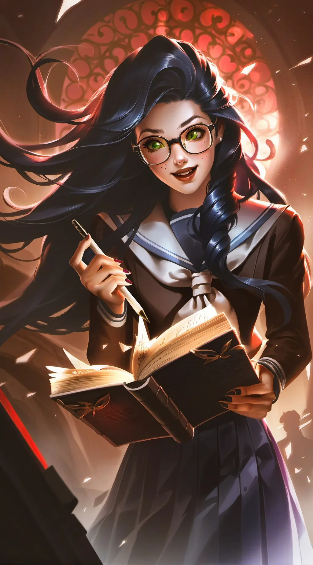 ai character: bakugo found out.. background