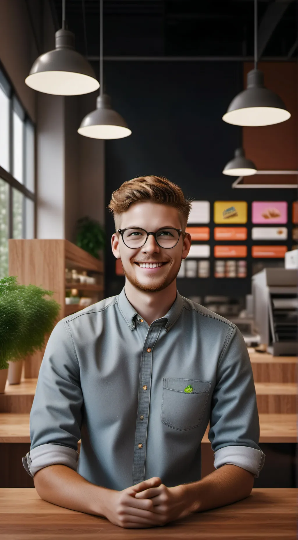 ai character: The CEO's Rise fro background