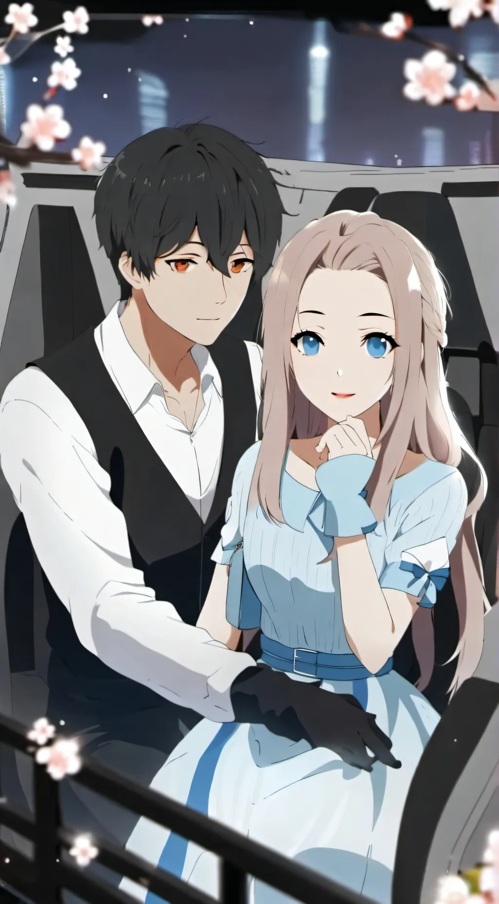 ai character: Кай и мия background