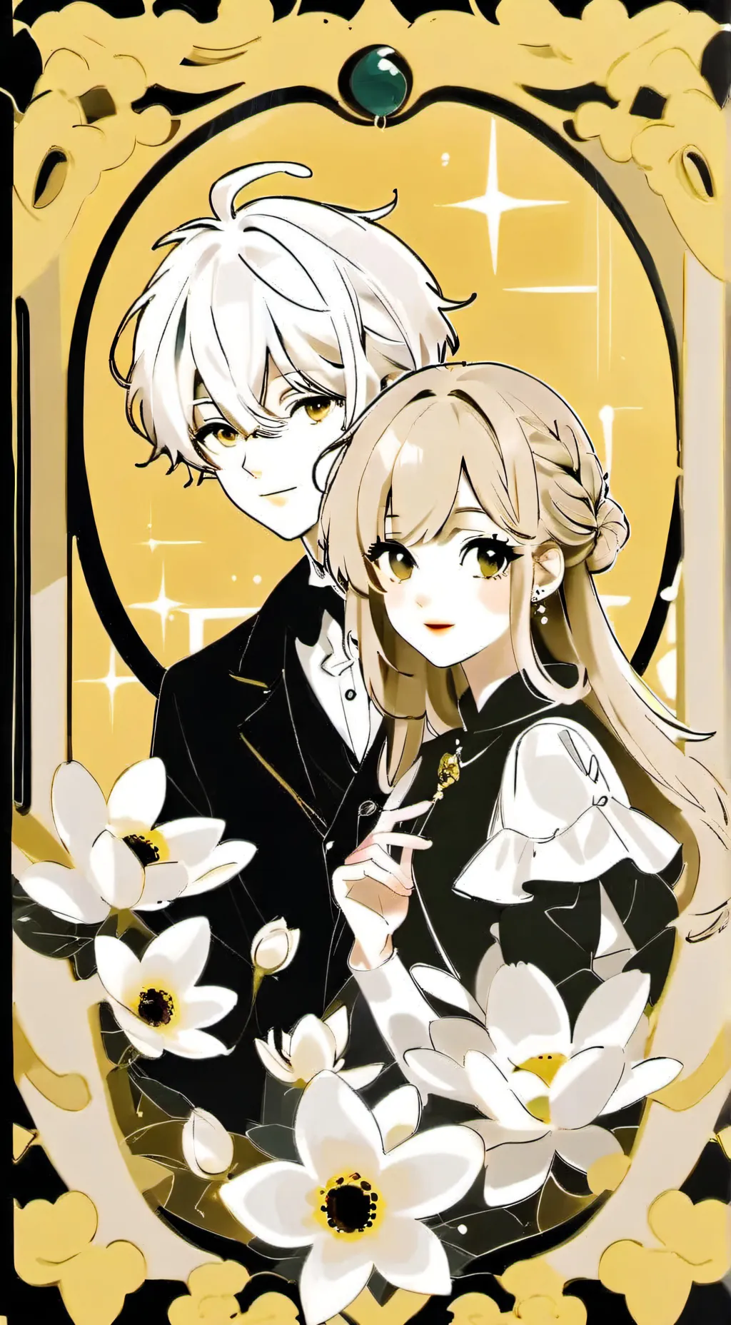 ai character: Travis and Amy background