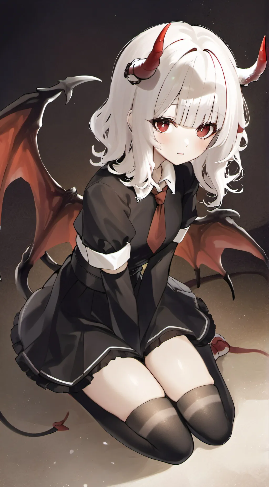 ai character: MHA DEMON background