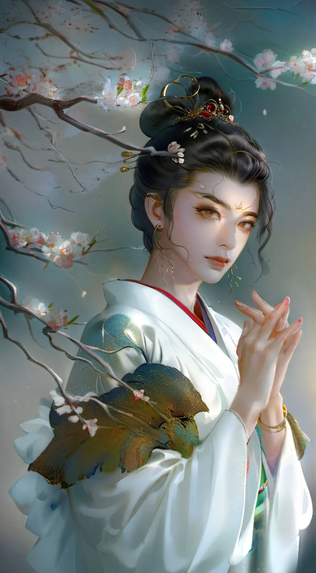 ai character: professor de japão background