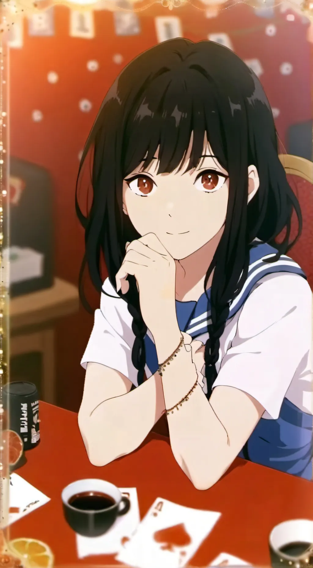 ai character: Maida background