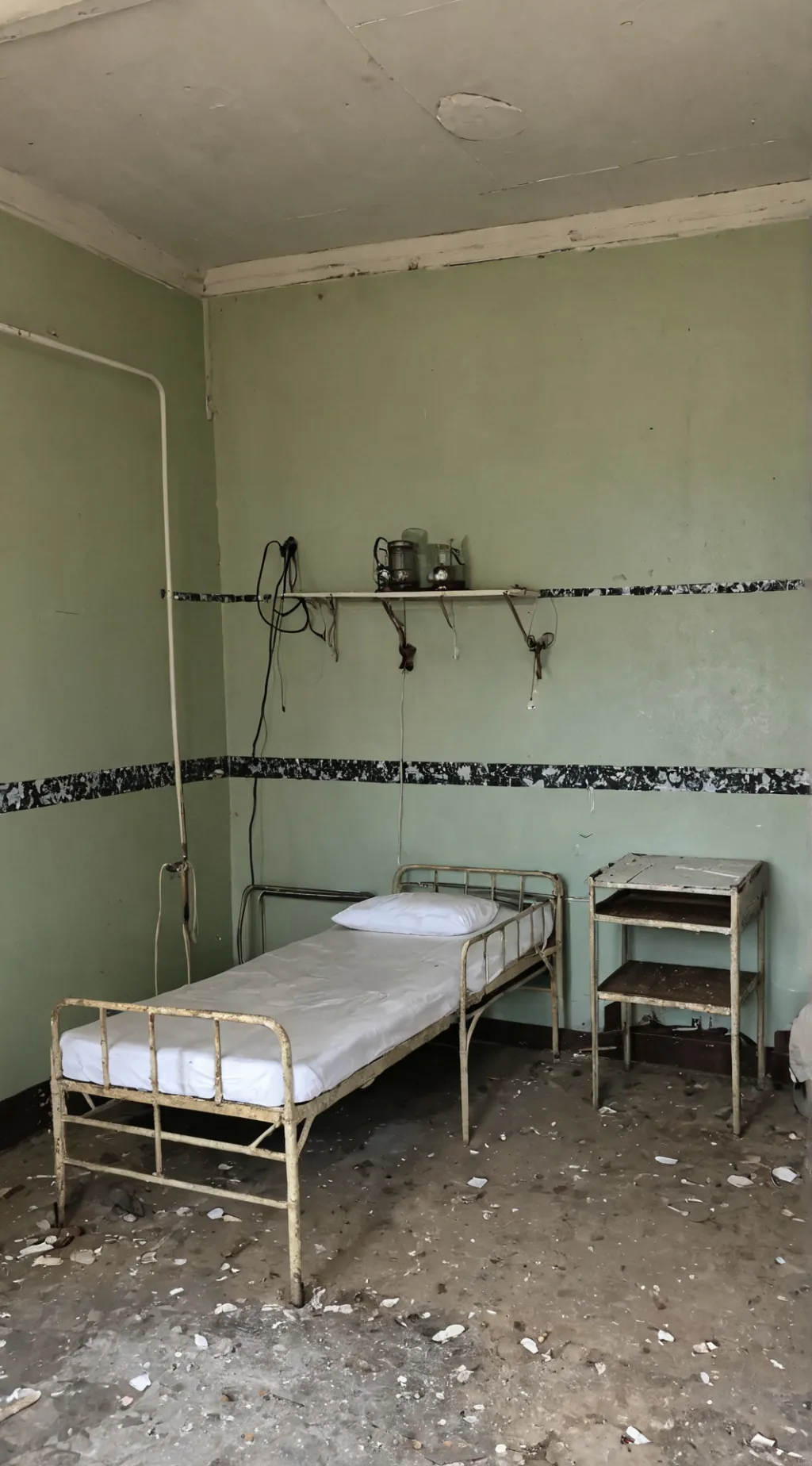 ai character: mental hospital background