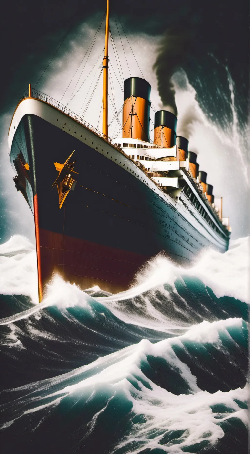 ai character: RMS Titanic  background