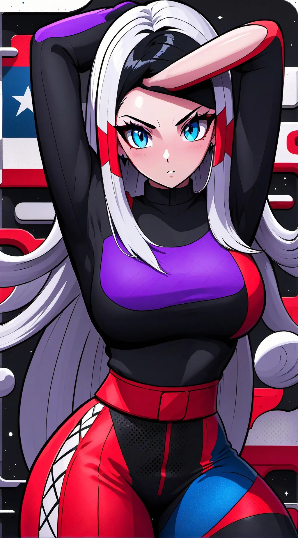 ai character: mha te ama background