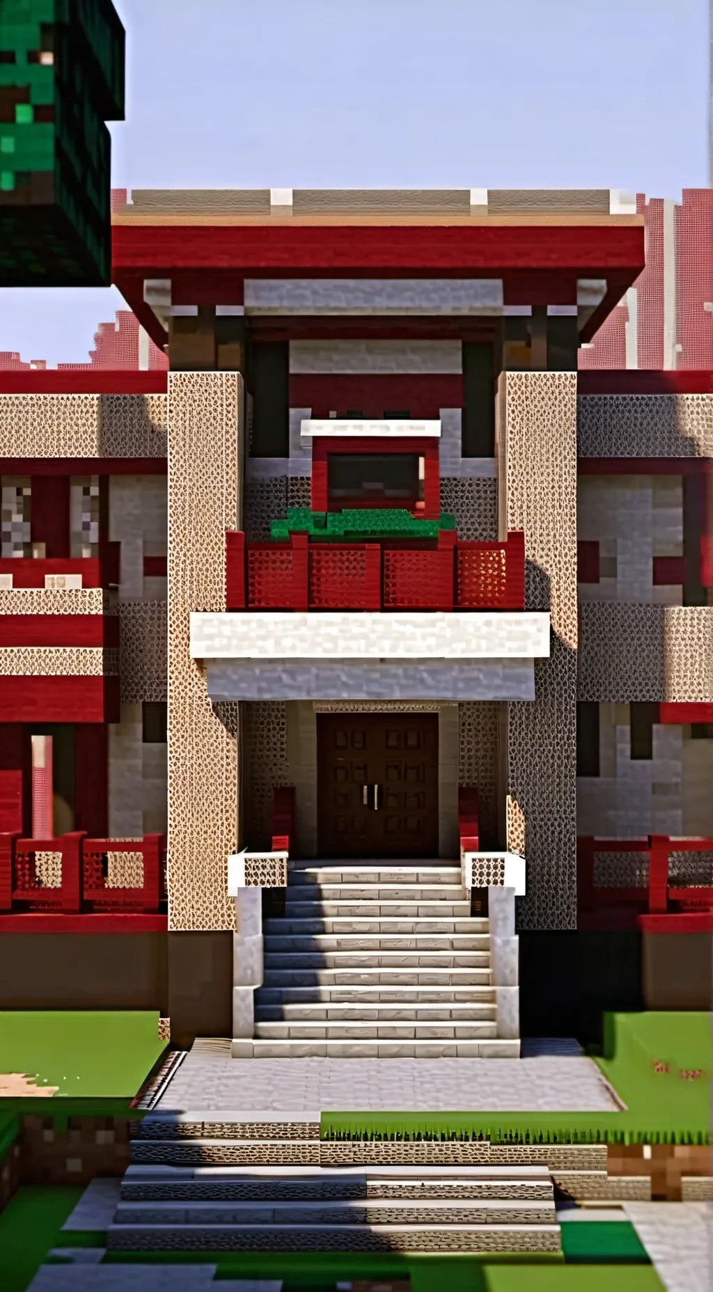 ai character: Minecraft sever background