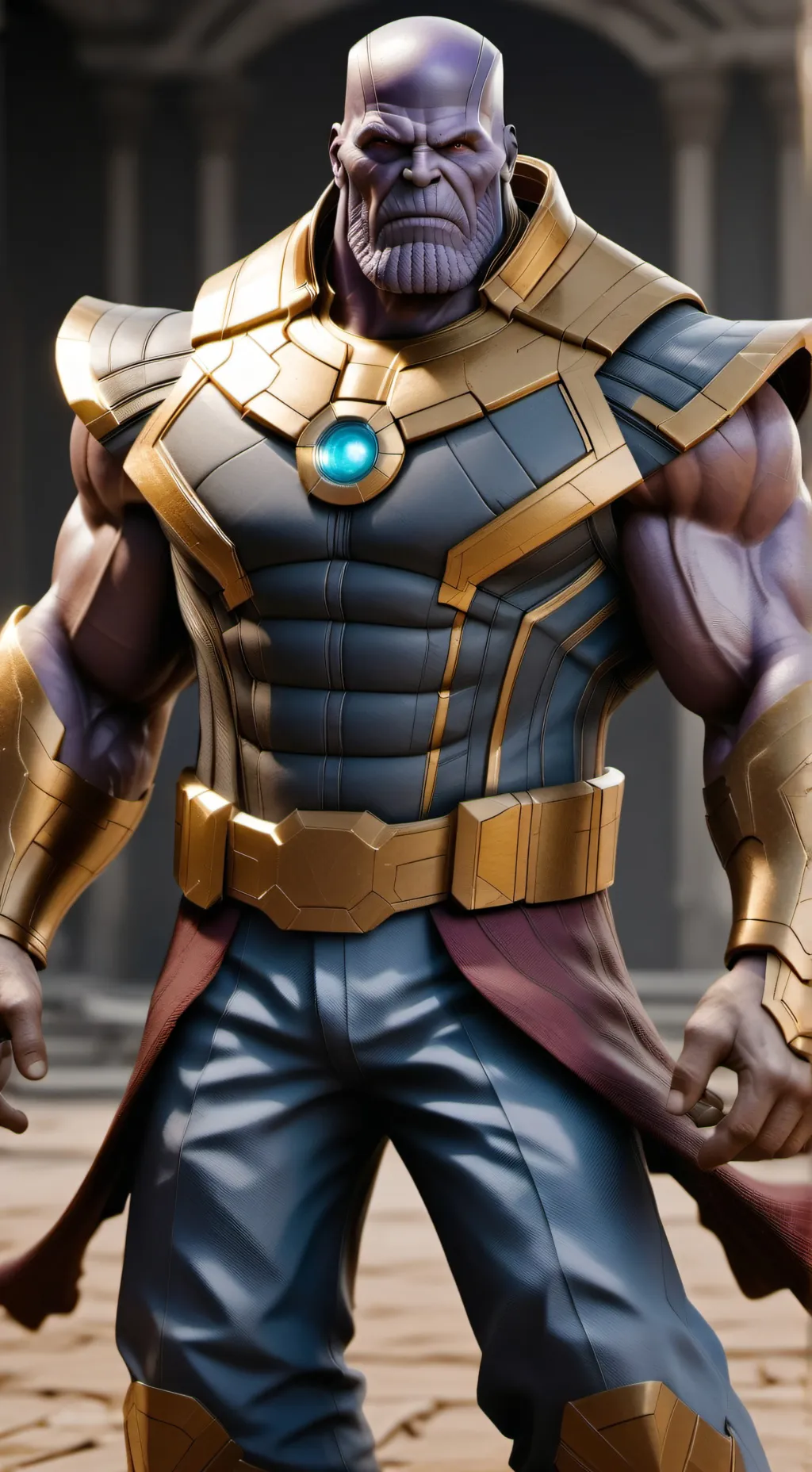 ai character: titan background