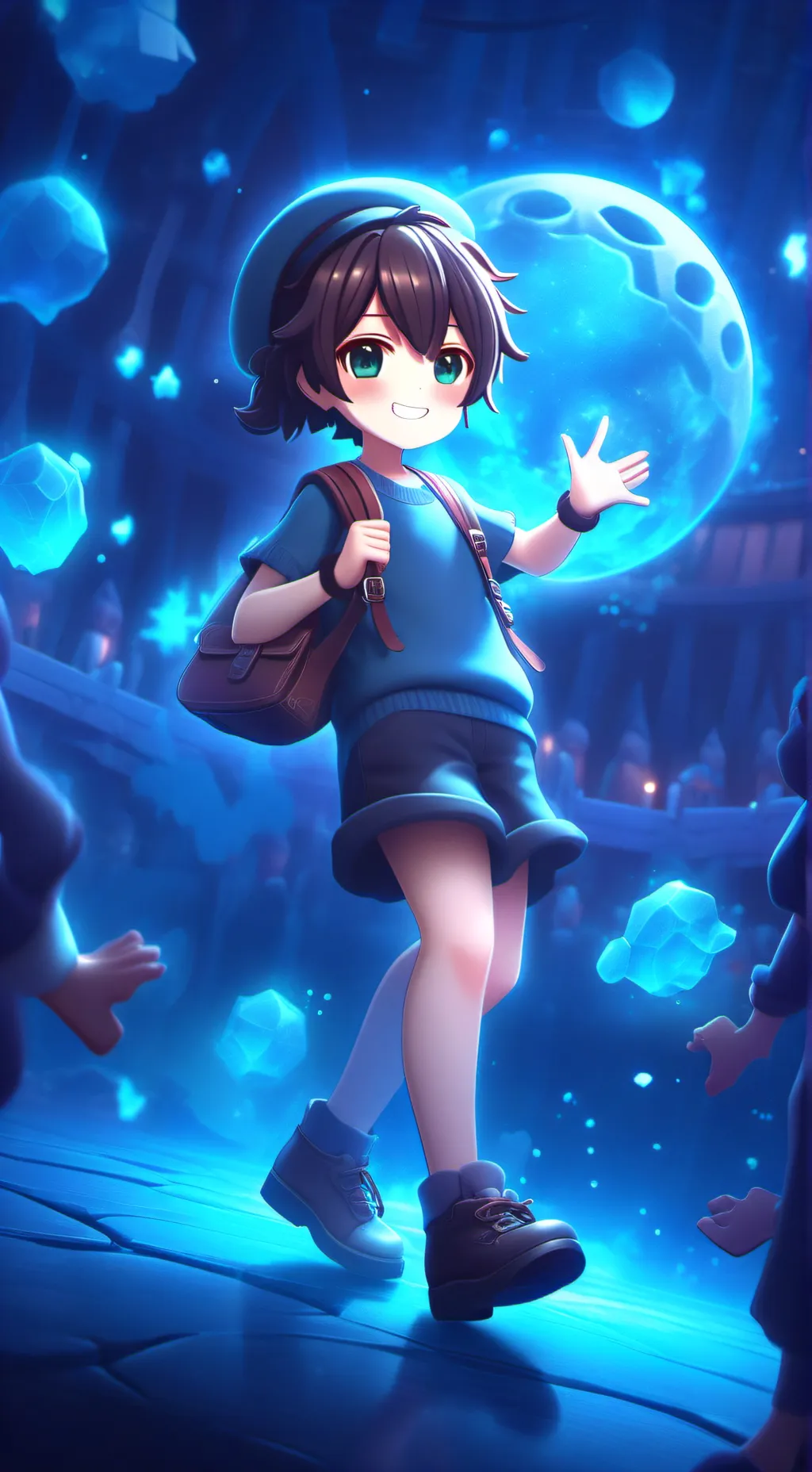 ai character: hanako et tsukasa background