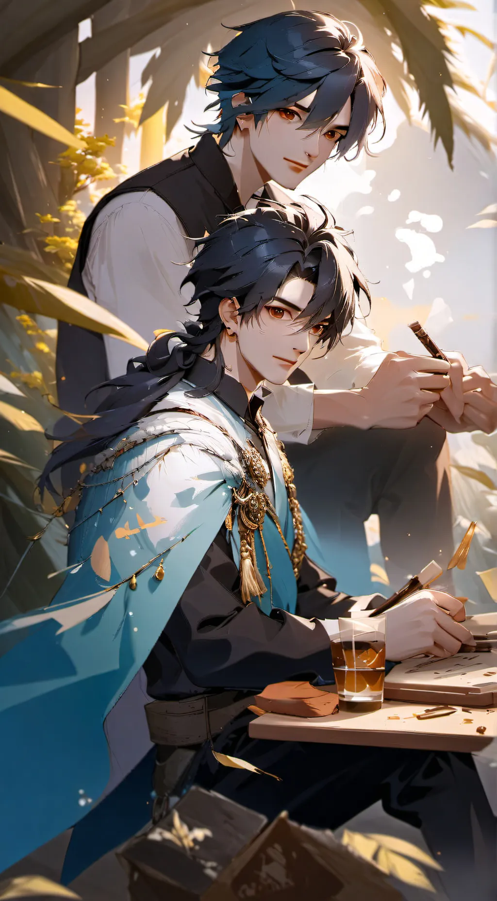 ai character: Kny biggest fight background