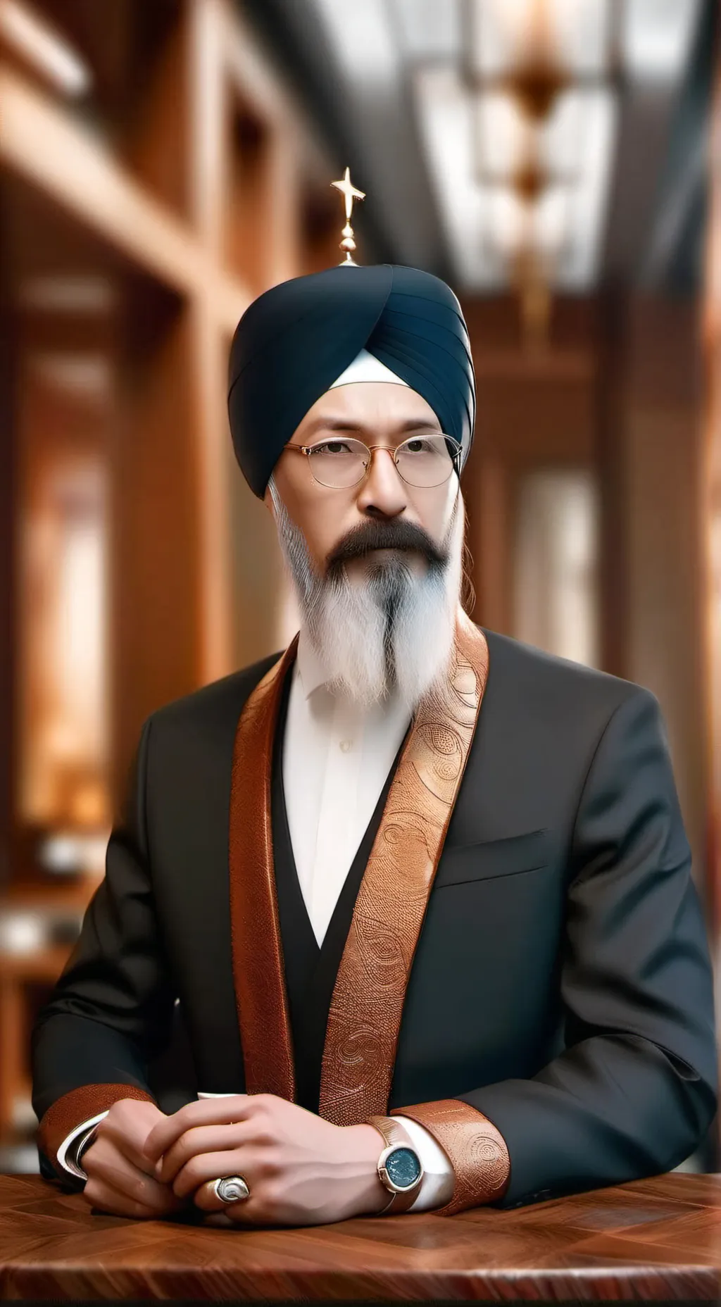 ai character: Михаил background