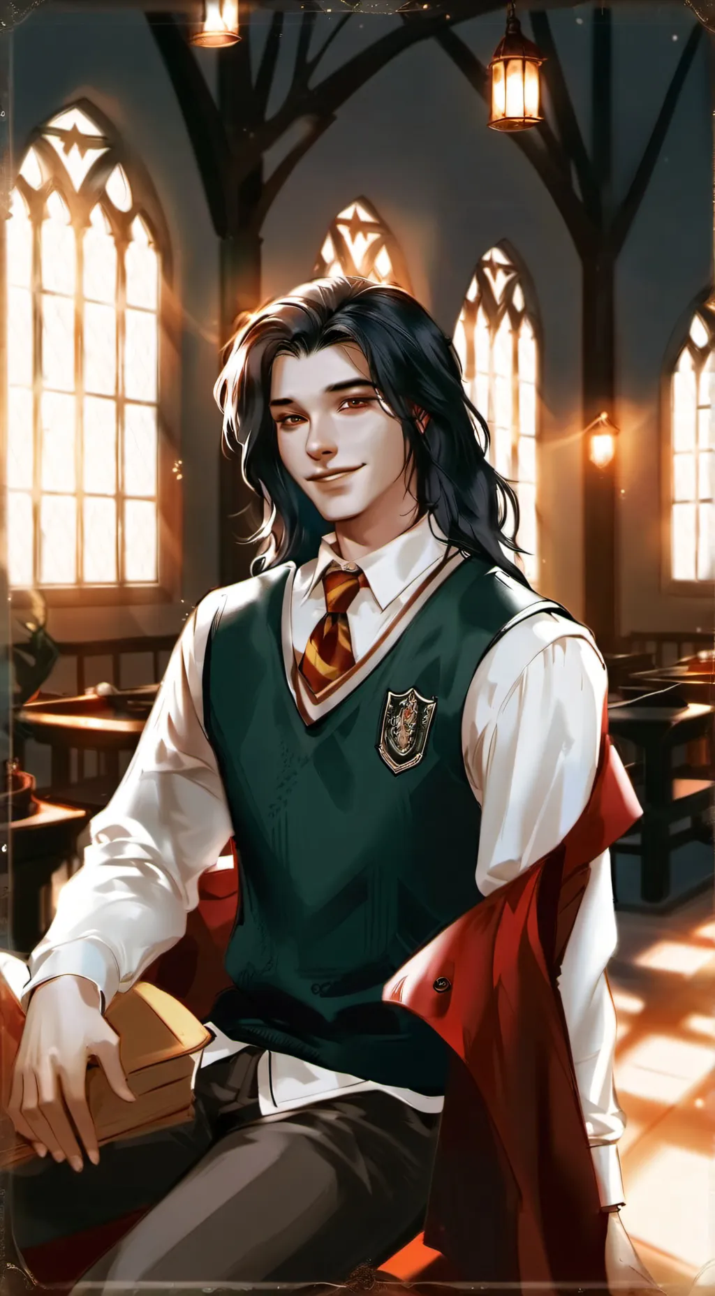 ai character: Sirius Black background