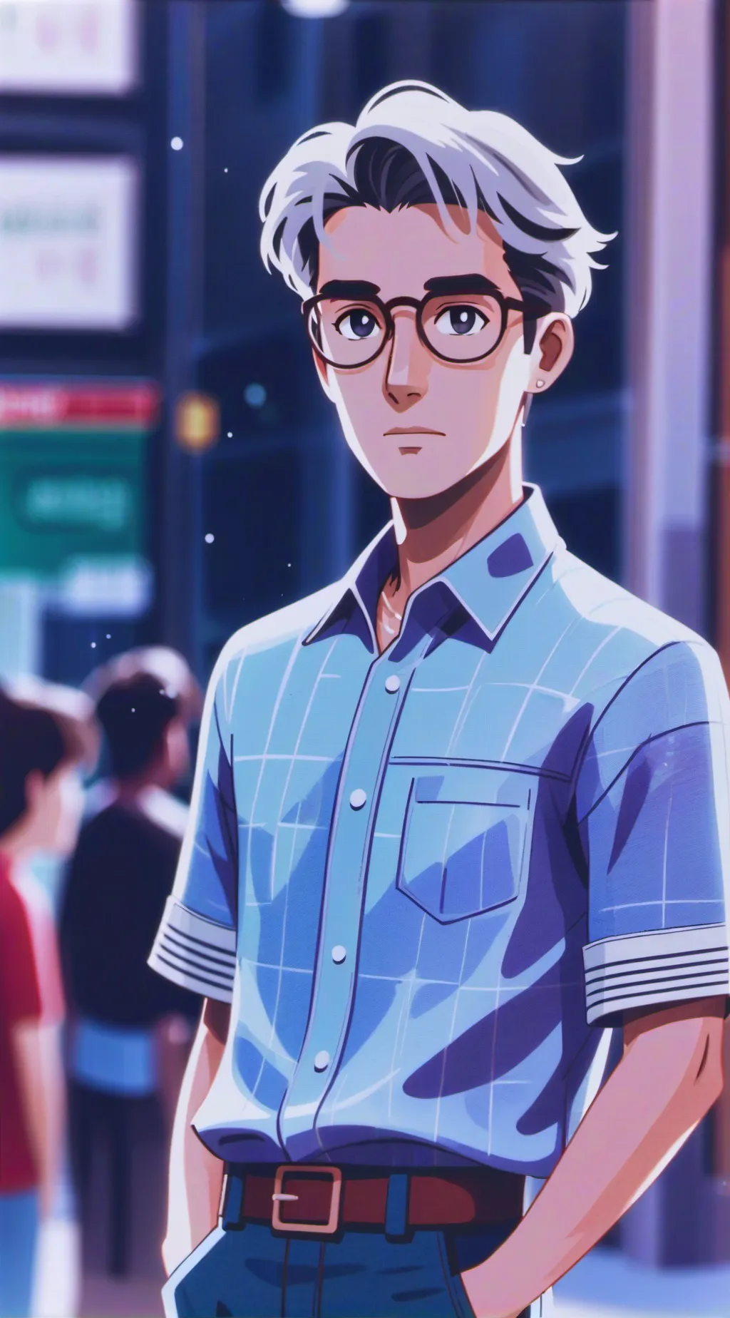 ai character: 90s, background