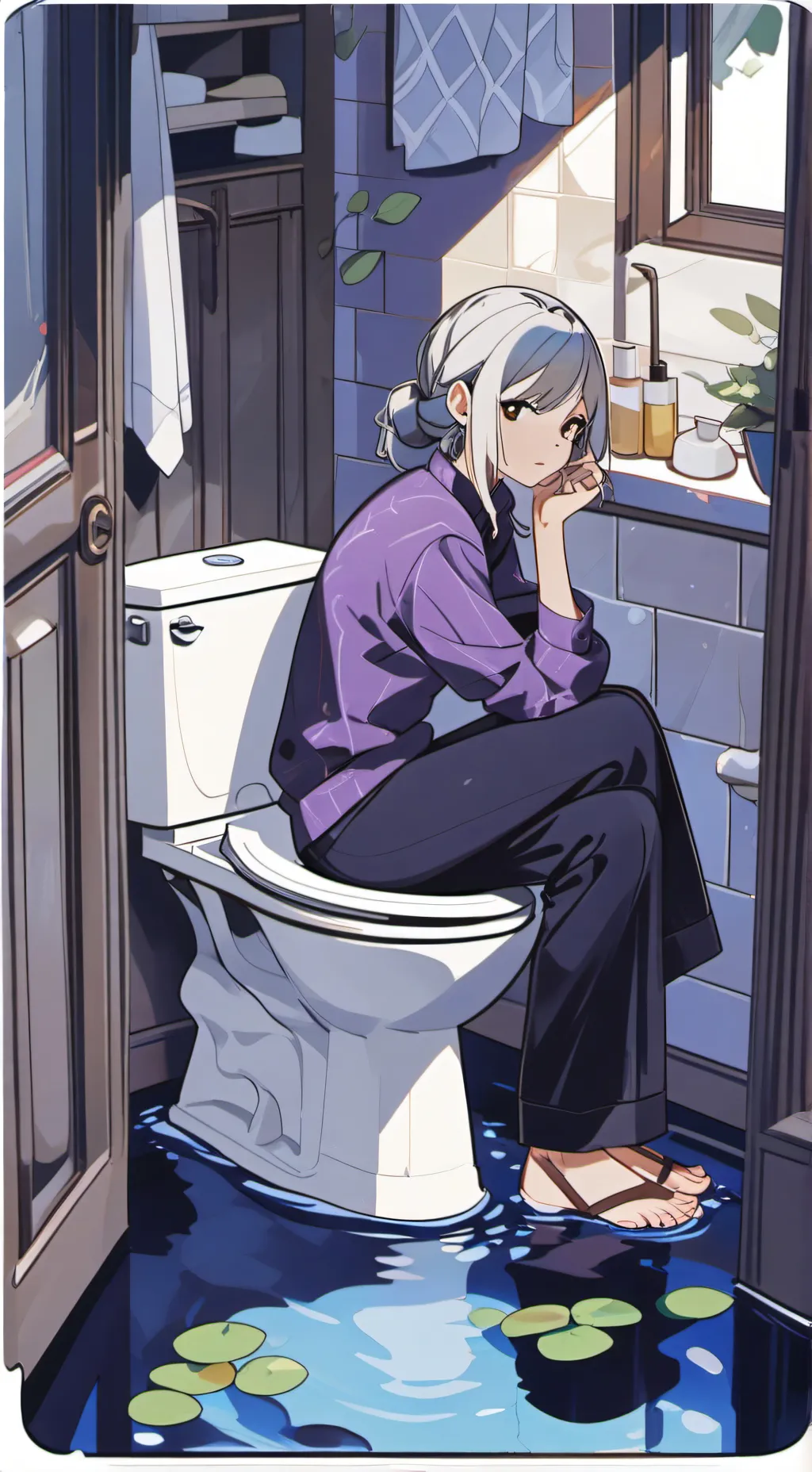 ai character: FORSAKEN X KAREN background