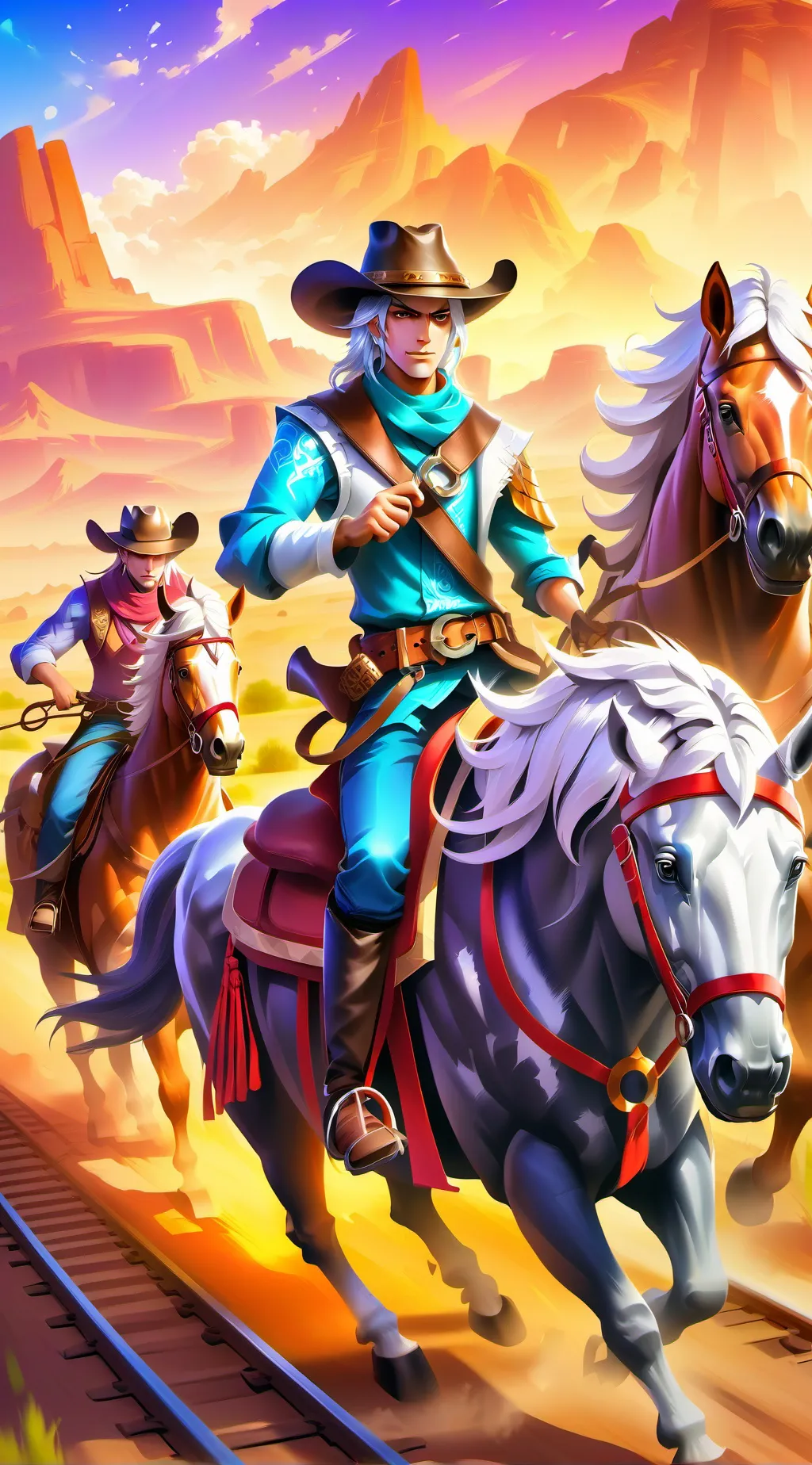 ai character: dead rails background