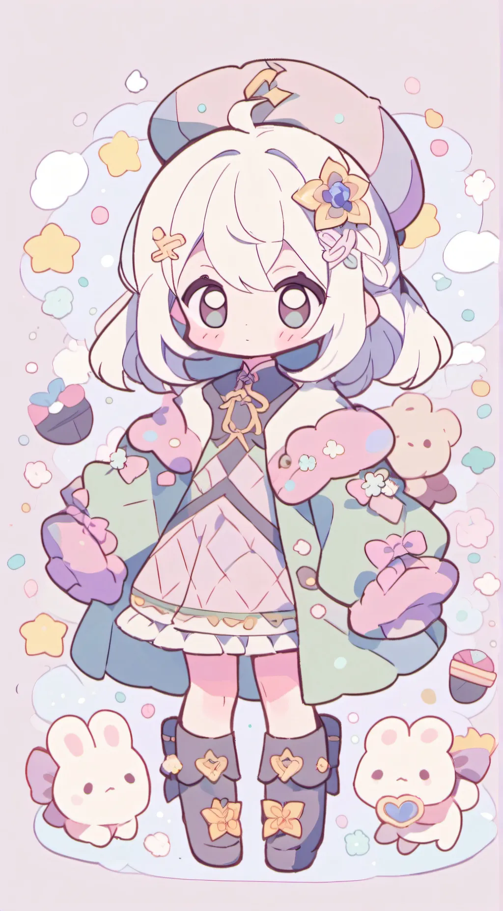 ai character: Trampoline  background