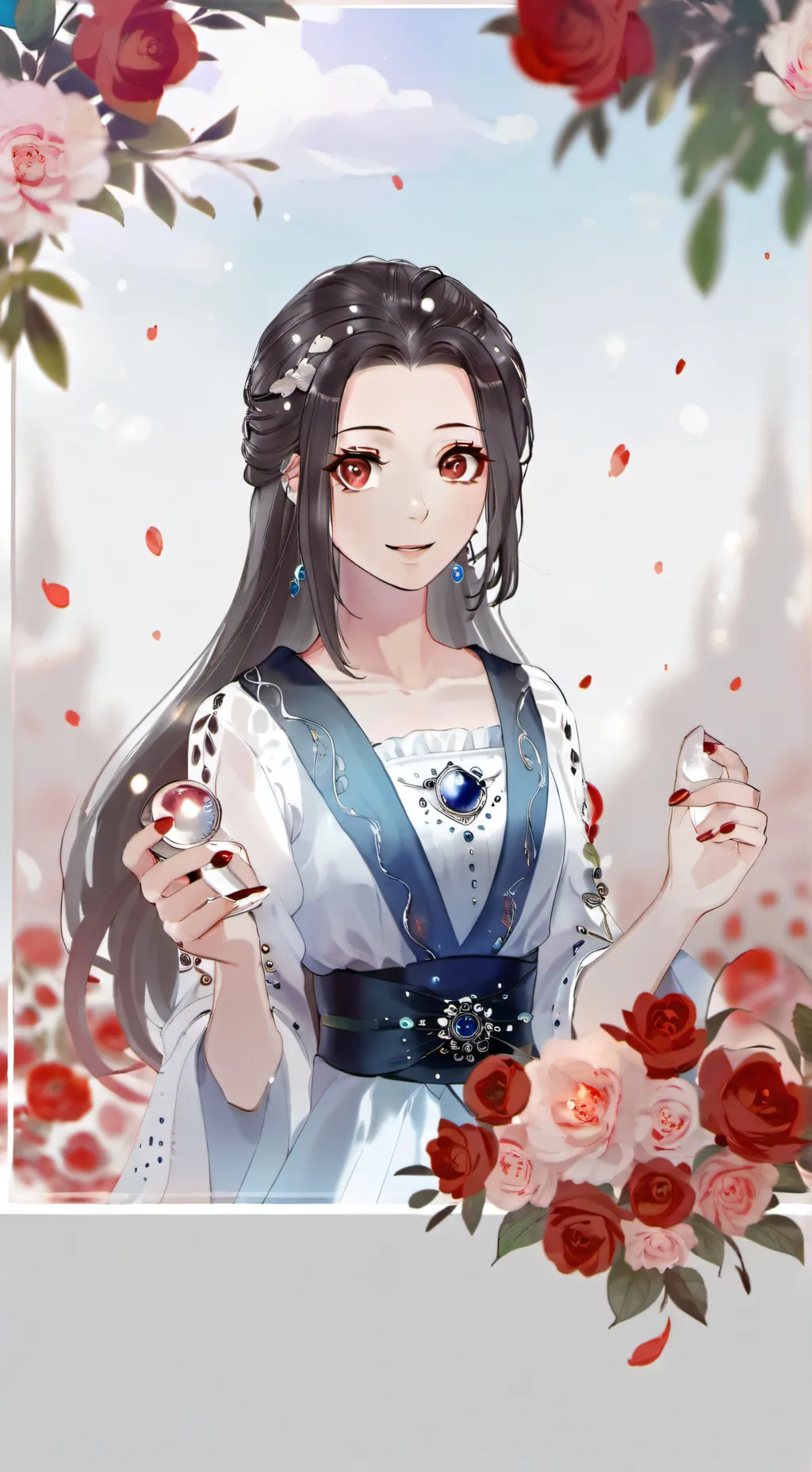 ai character: Rose-Marie Stan background