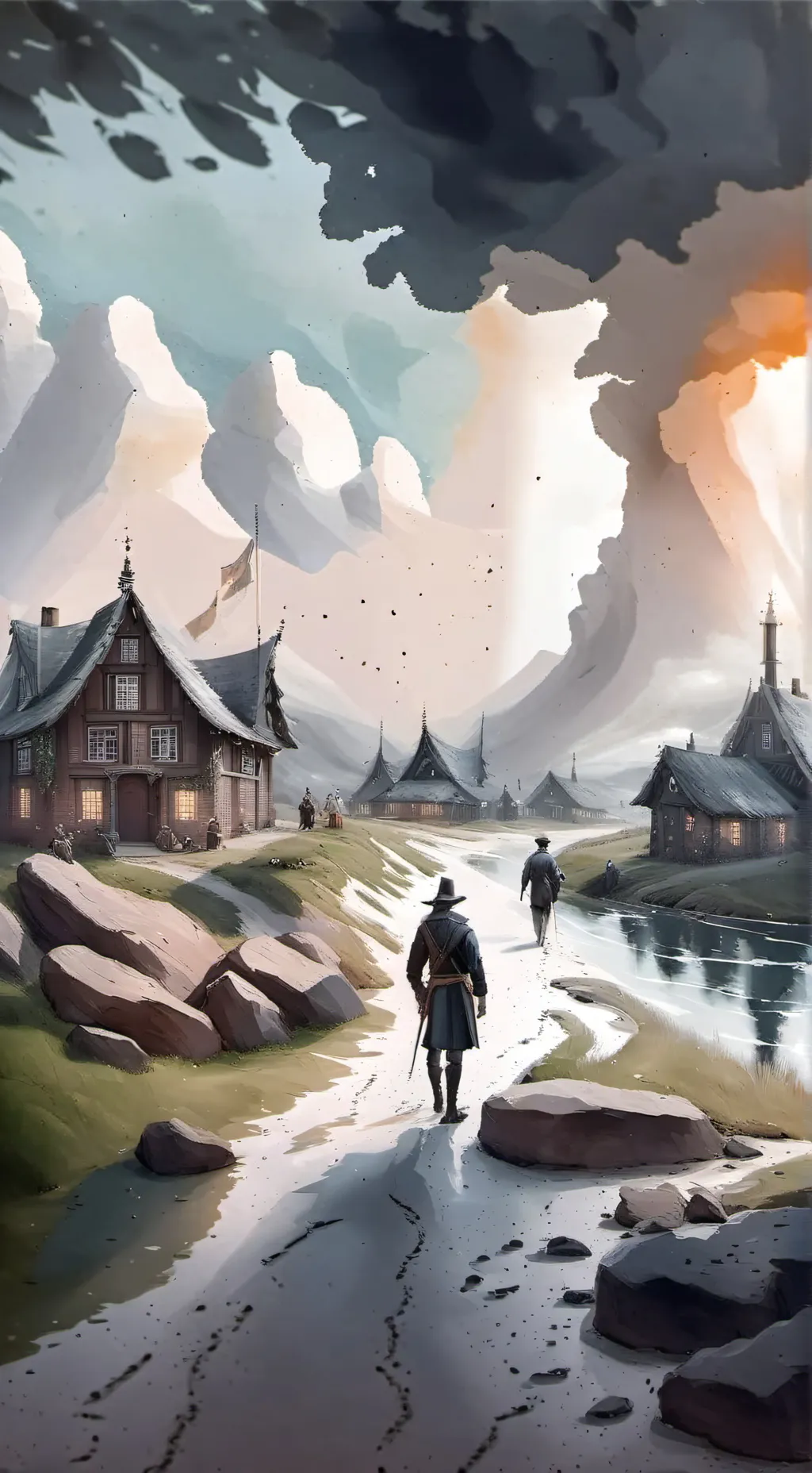 ai character: middelbare school background