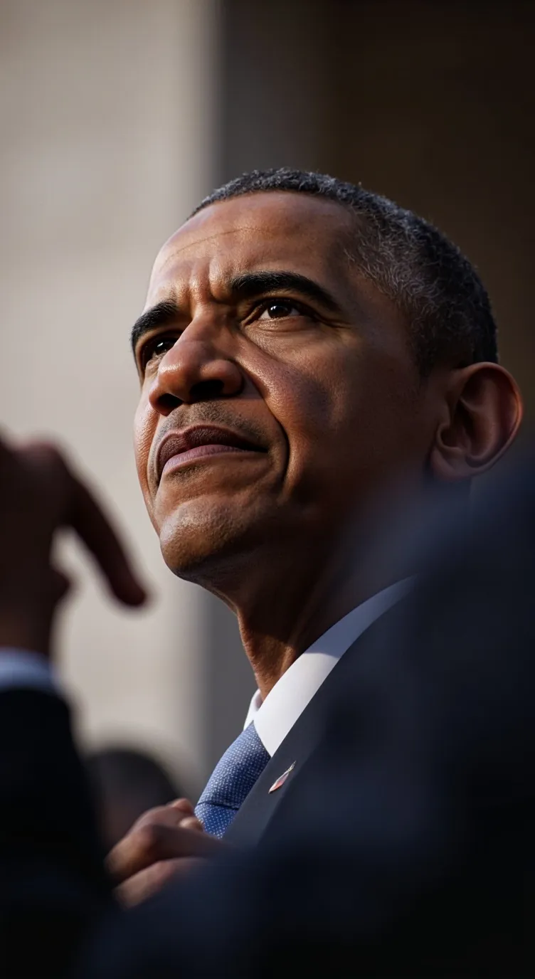 ai character: Barack Obama background