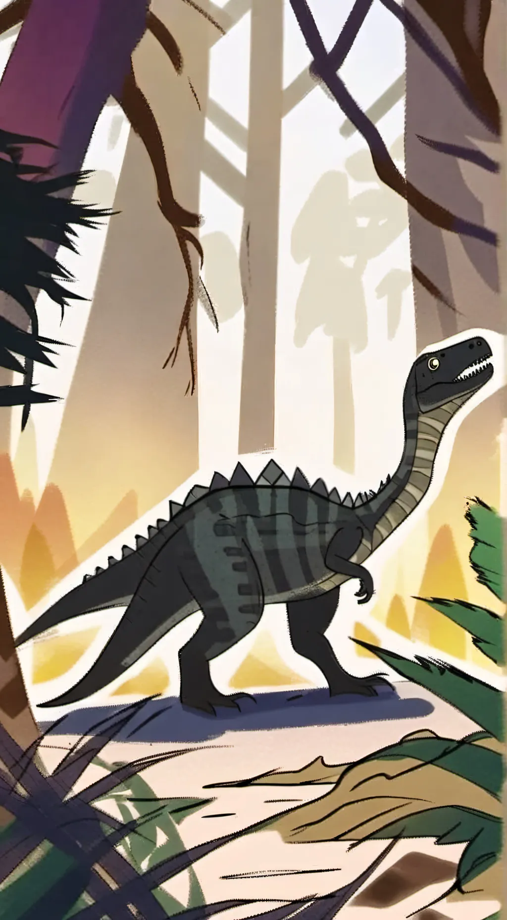 ai character: Dinosaur facts background