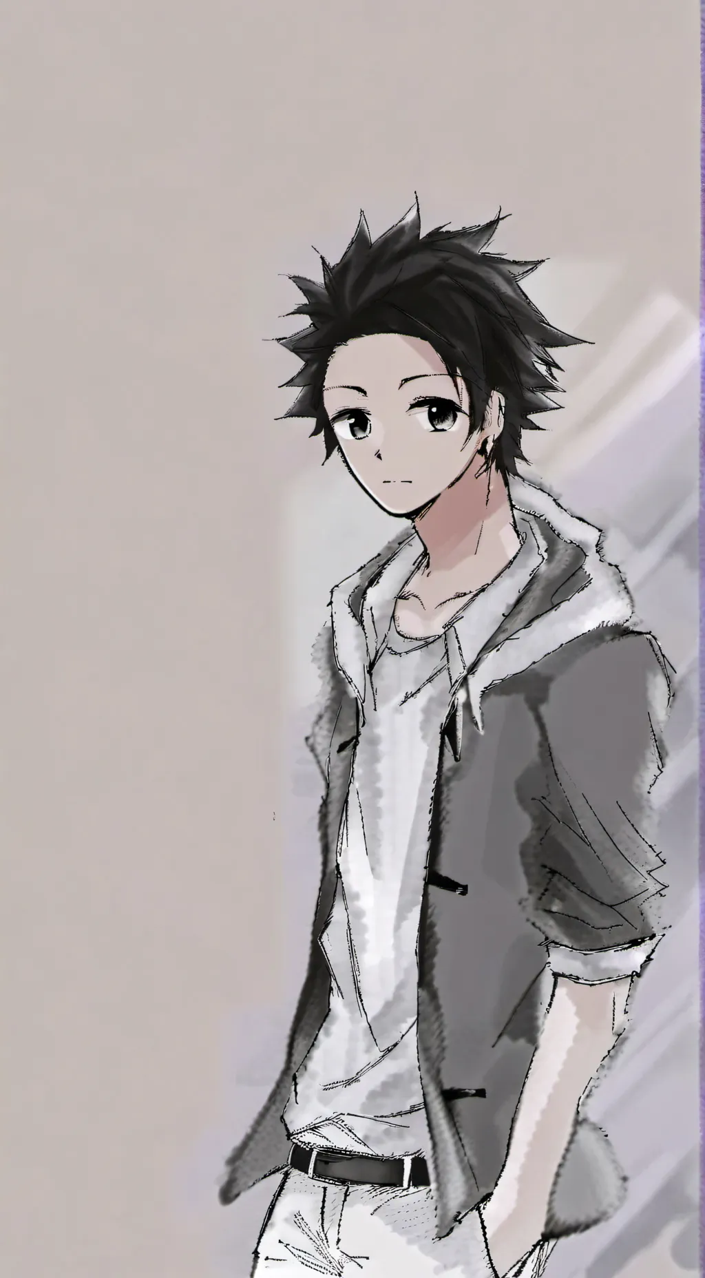 ai character: Tanjiro  background