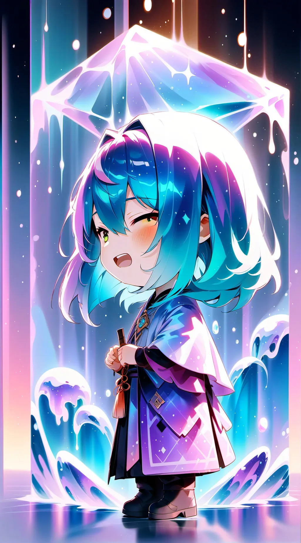 ai character: Luna background