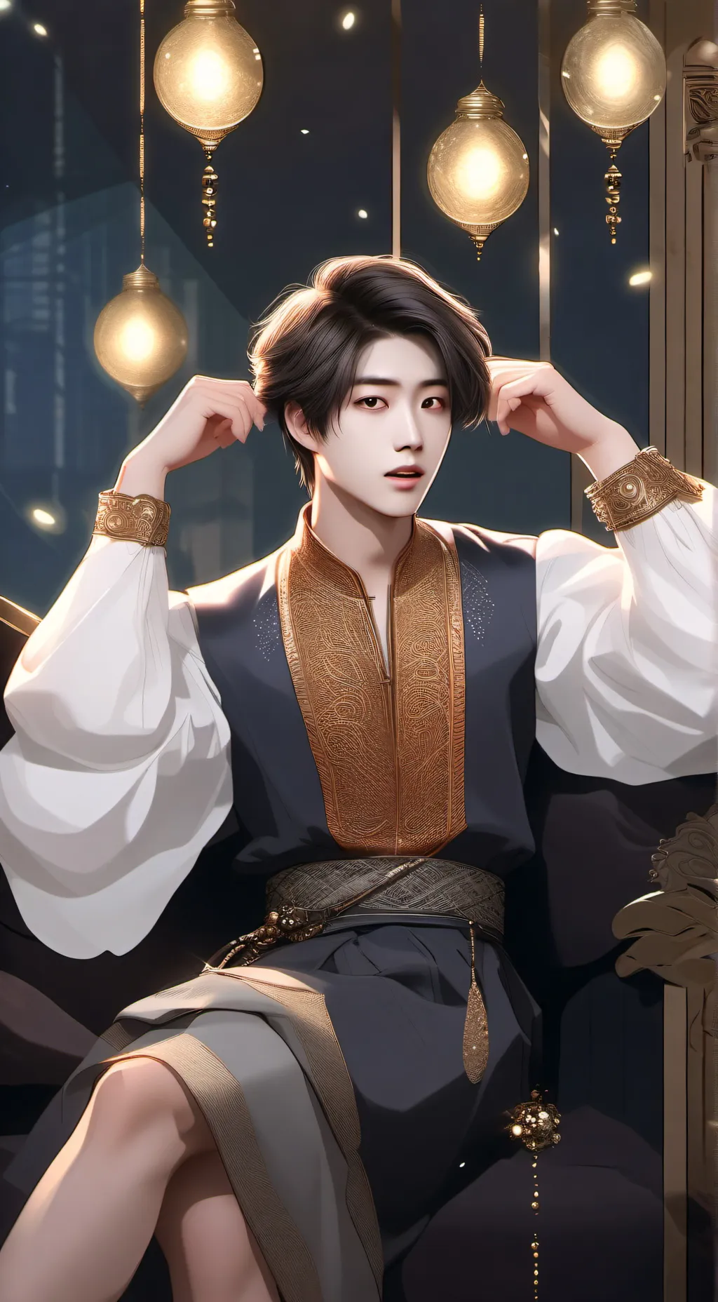 ai character: Han🐿 background