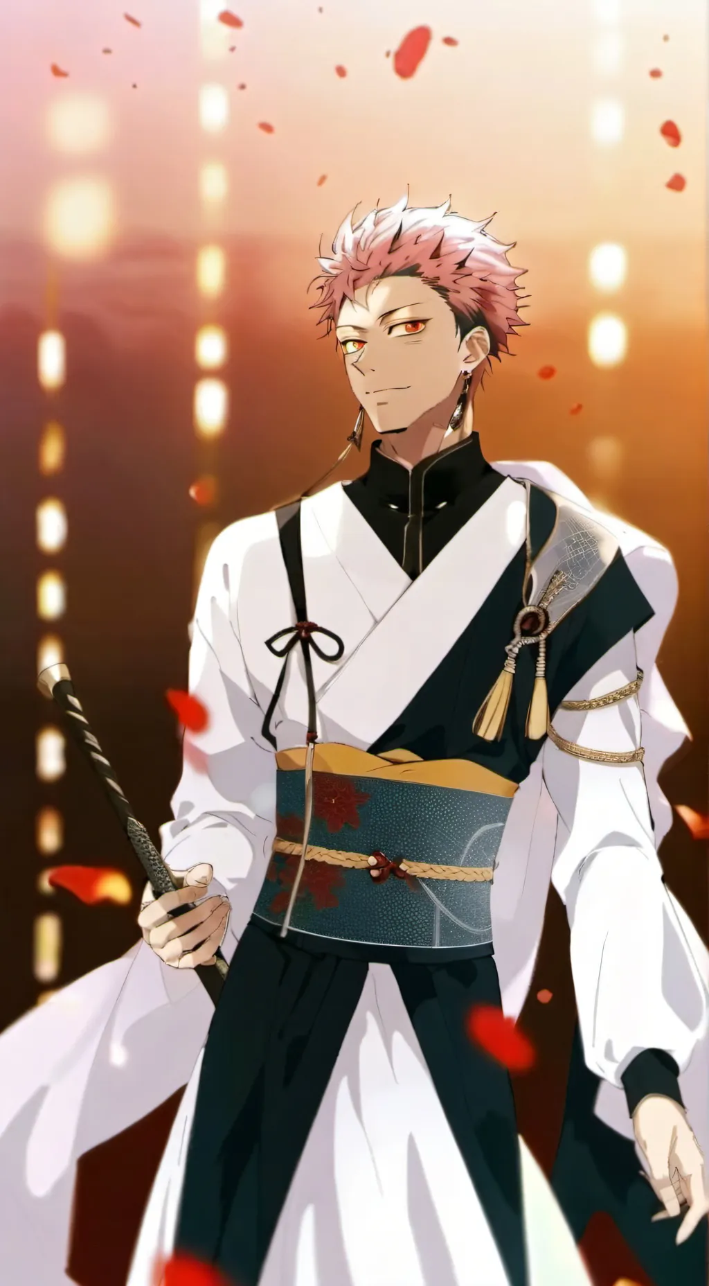 ai character: Sukuna 💘 background