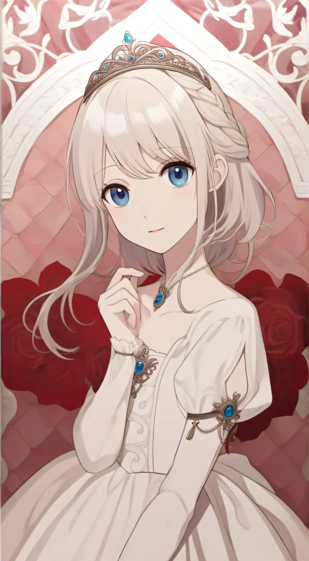 ai character:  crystal  background