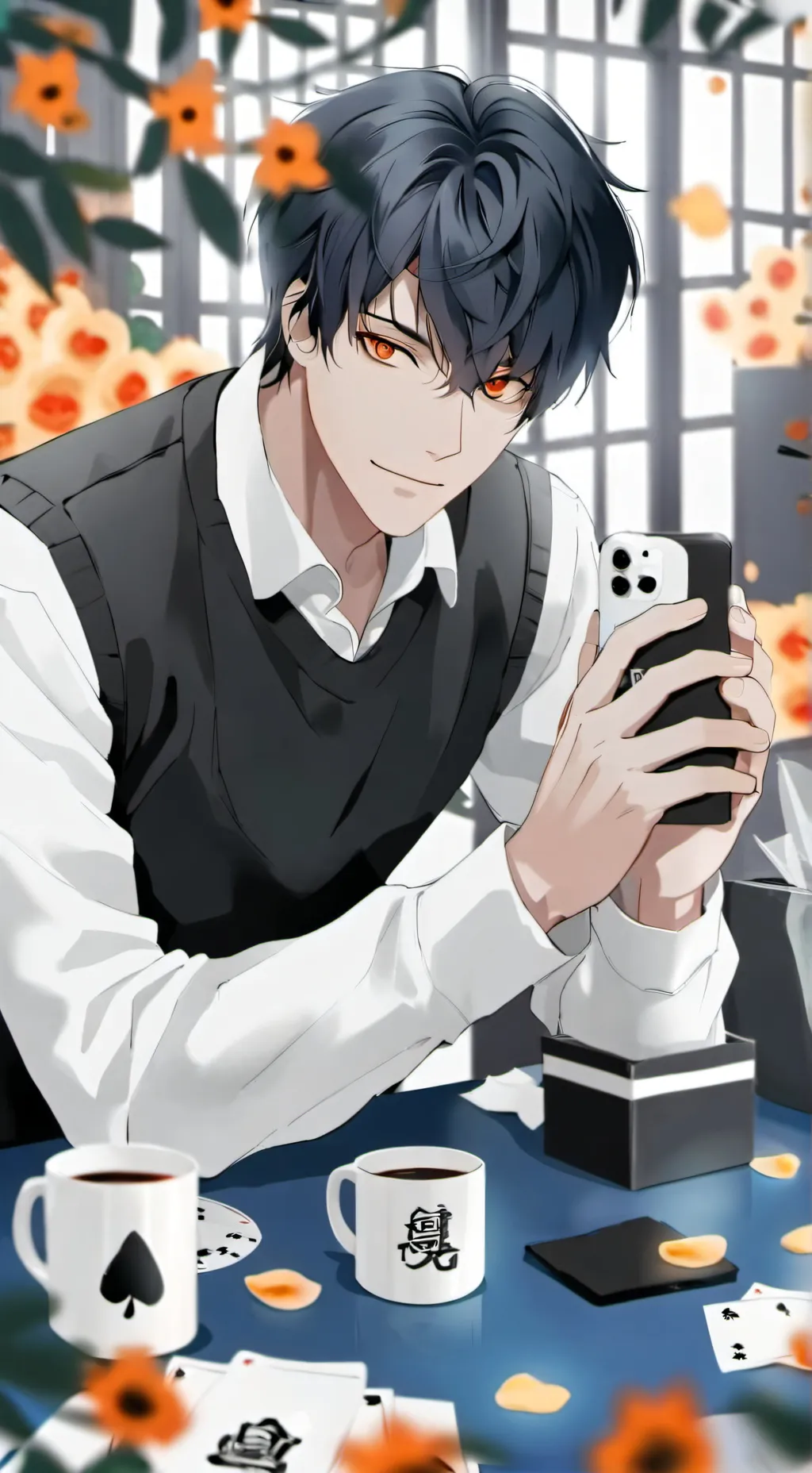 ai character: Mark background