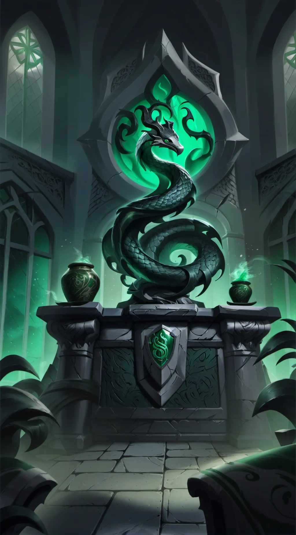 ai character: Draco x y/n background