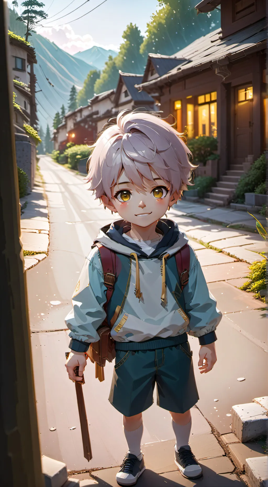 ai character: milo background