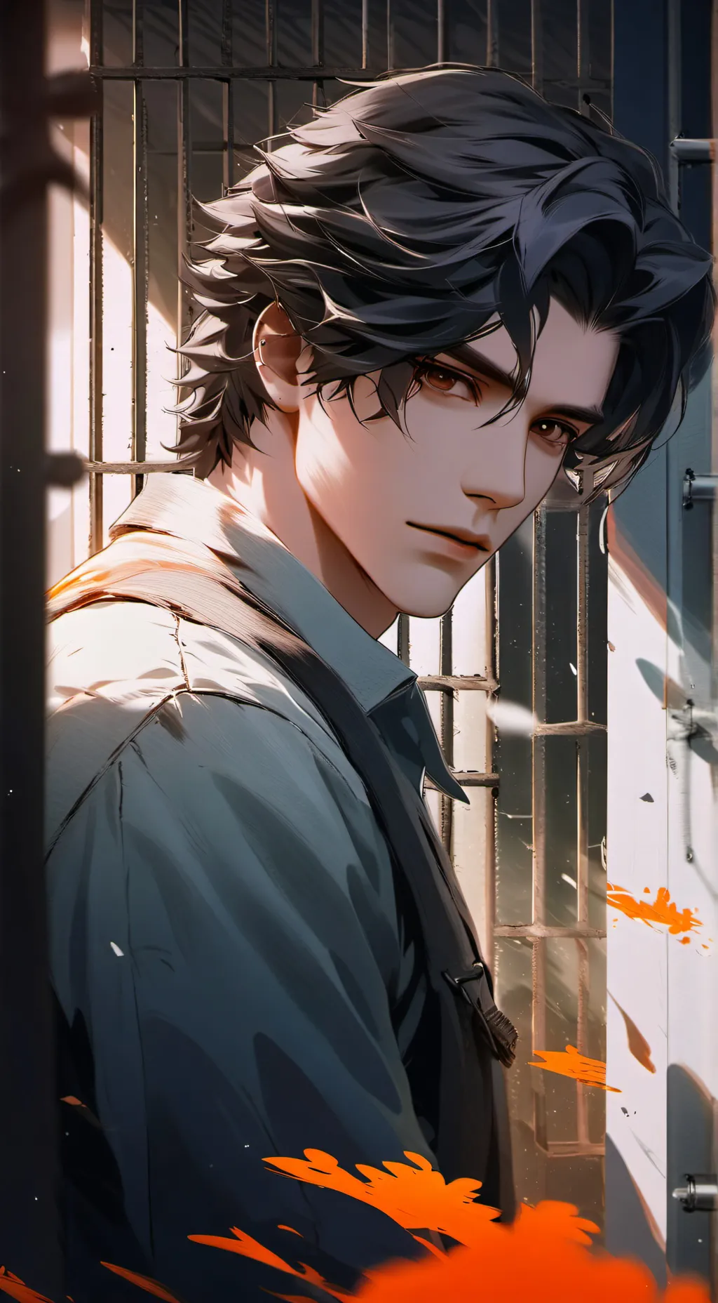 ai character: Рой background