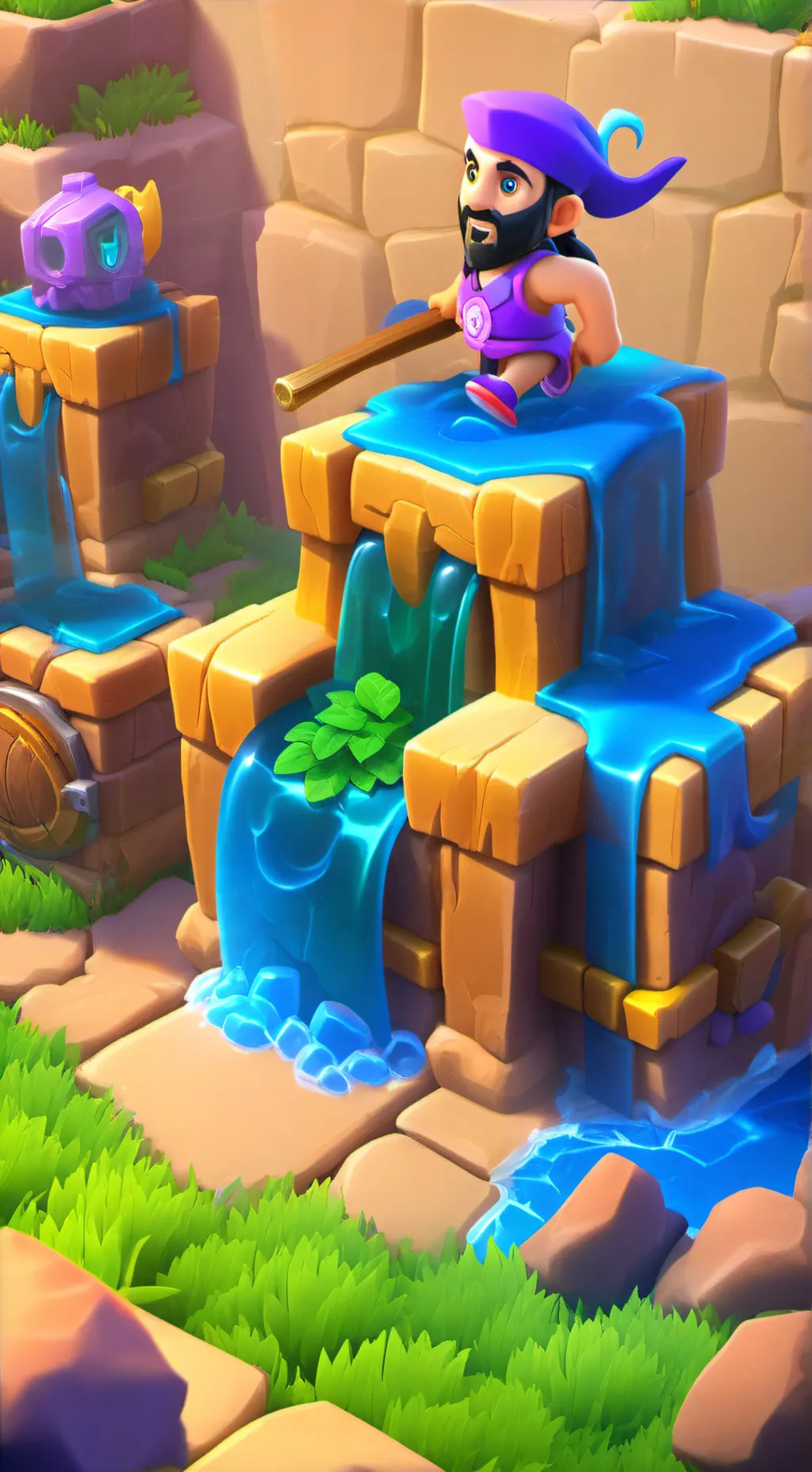 ai character: клэш роял background