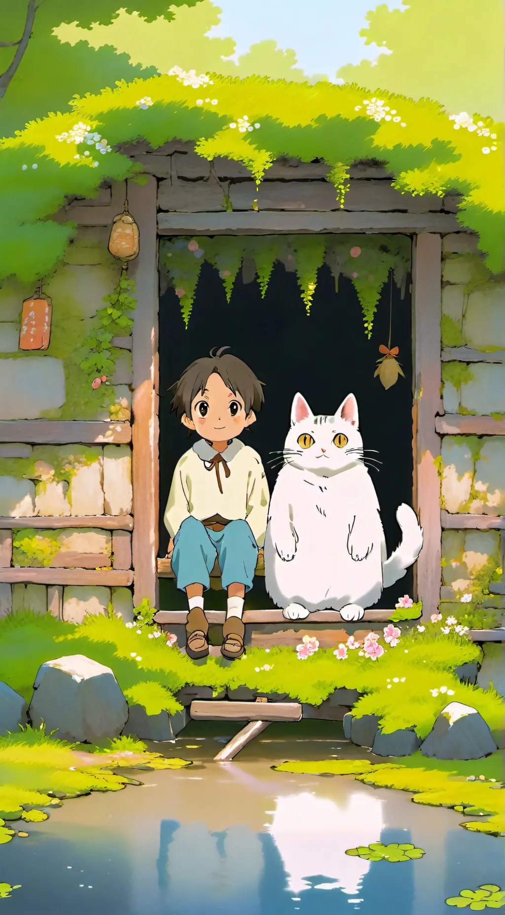 ai character: En los comentarios background