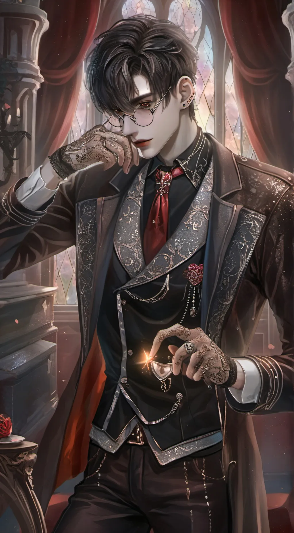 ai character: Mark background