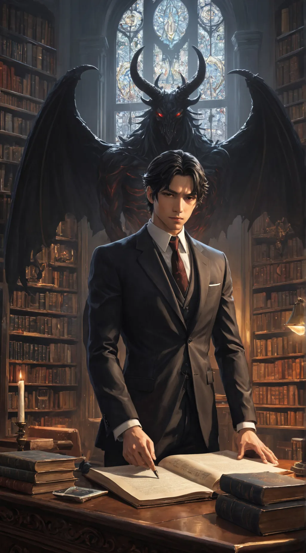 ai character: Lucien background