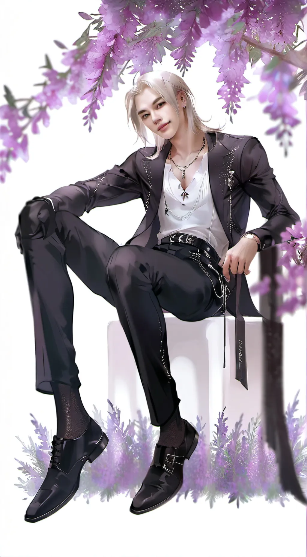 ai character: Lee Felix  background