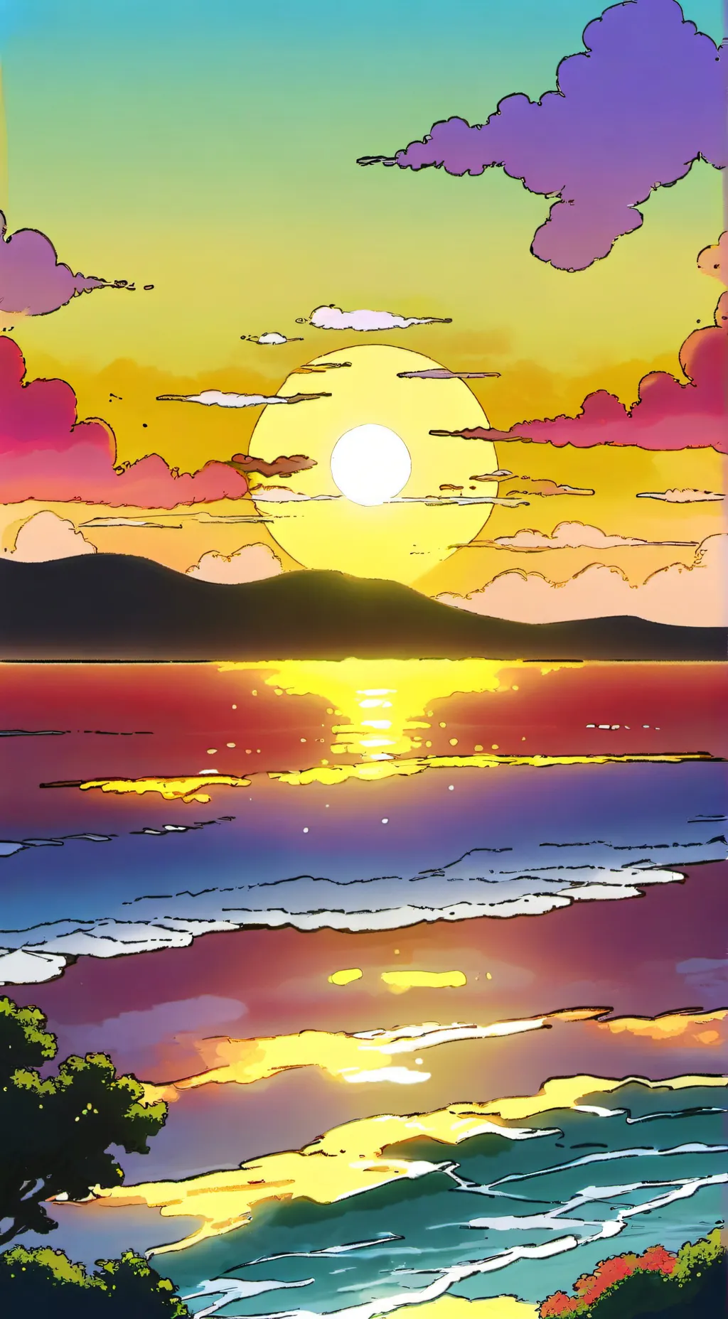 ai character: Calming Day background