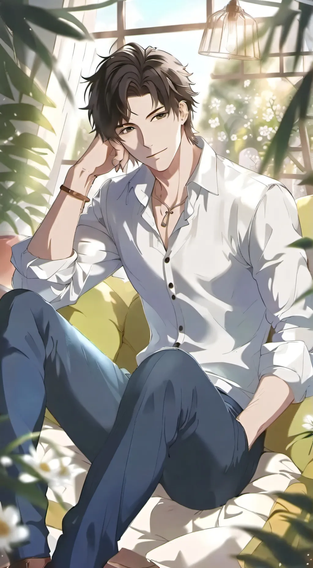 ai character: Rick background