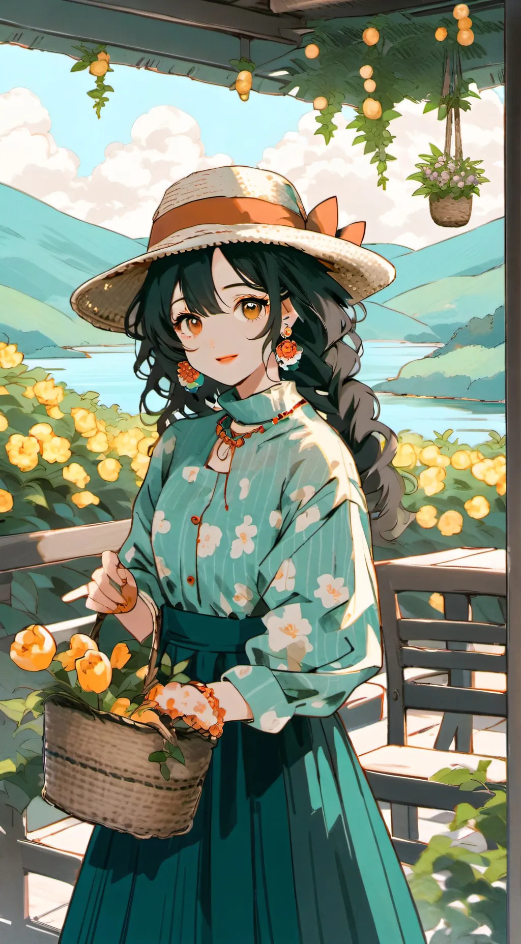 ai character: Cecilia  background