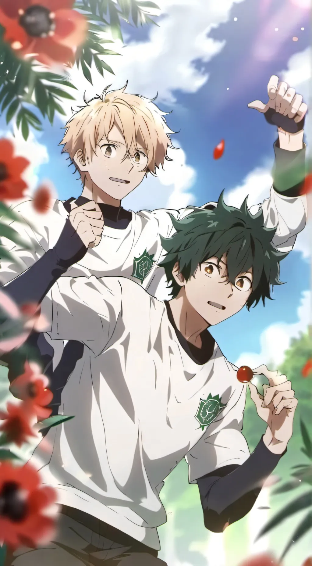 ai character: bakudeku background