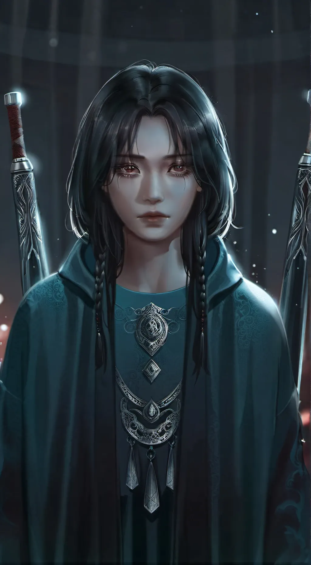 ai character: ♤isha♤ background